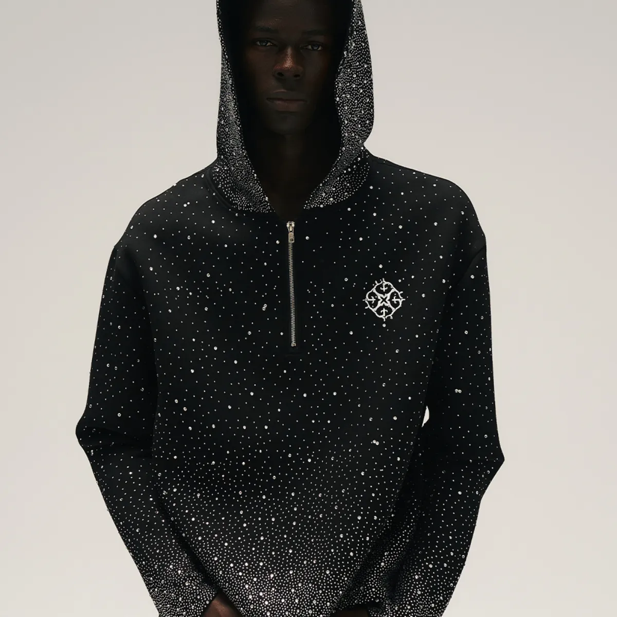 RAP STAR SERIES Gypsophila Diamond Hoodie