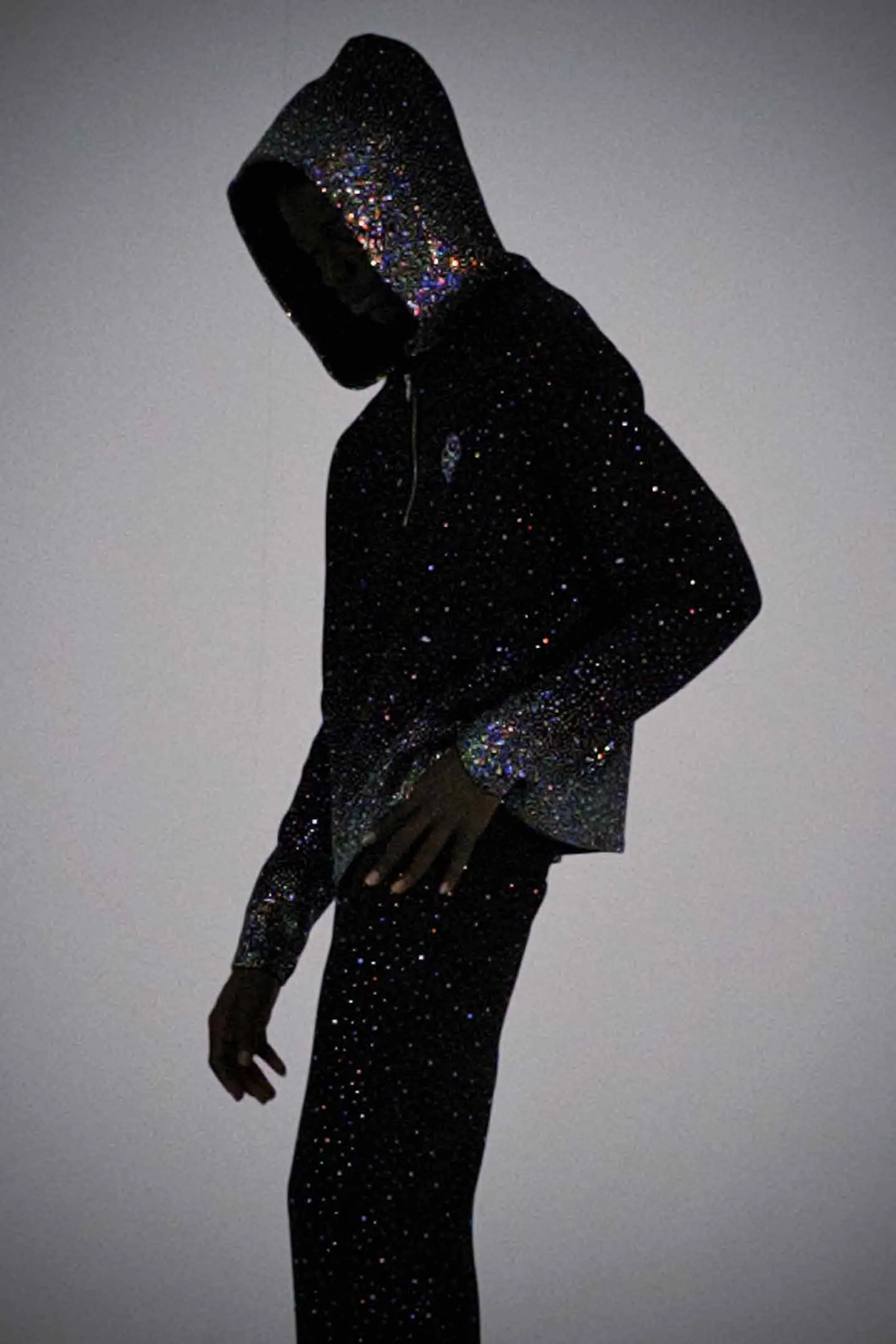 RAP STAR SERIES Gypsophila Diamond Hoodie