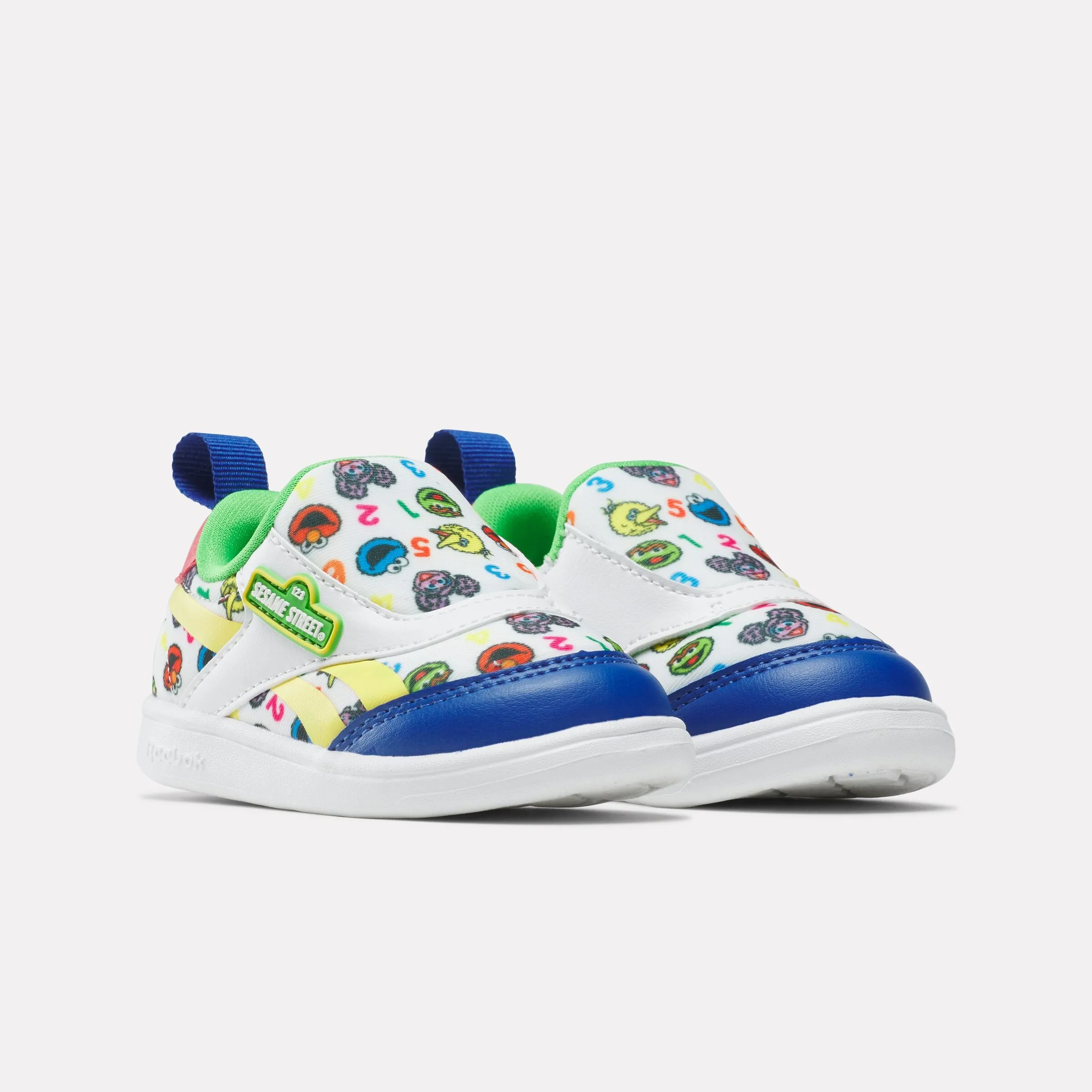 Reebok X Sesame Street Club C Revenge Slip-On White/Green/Yellow