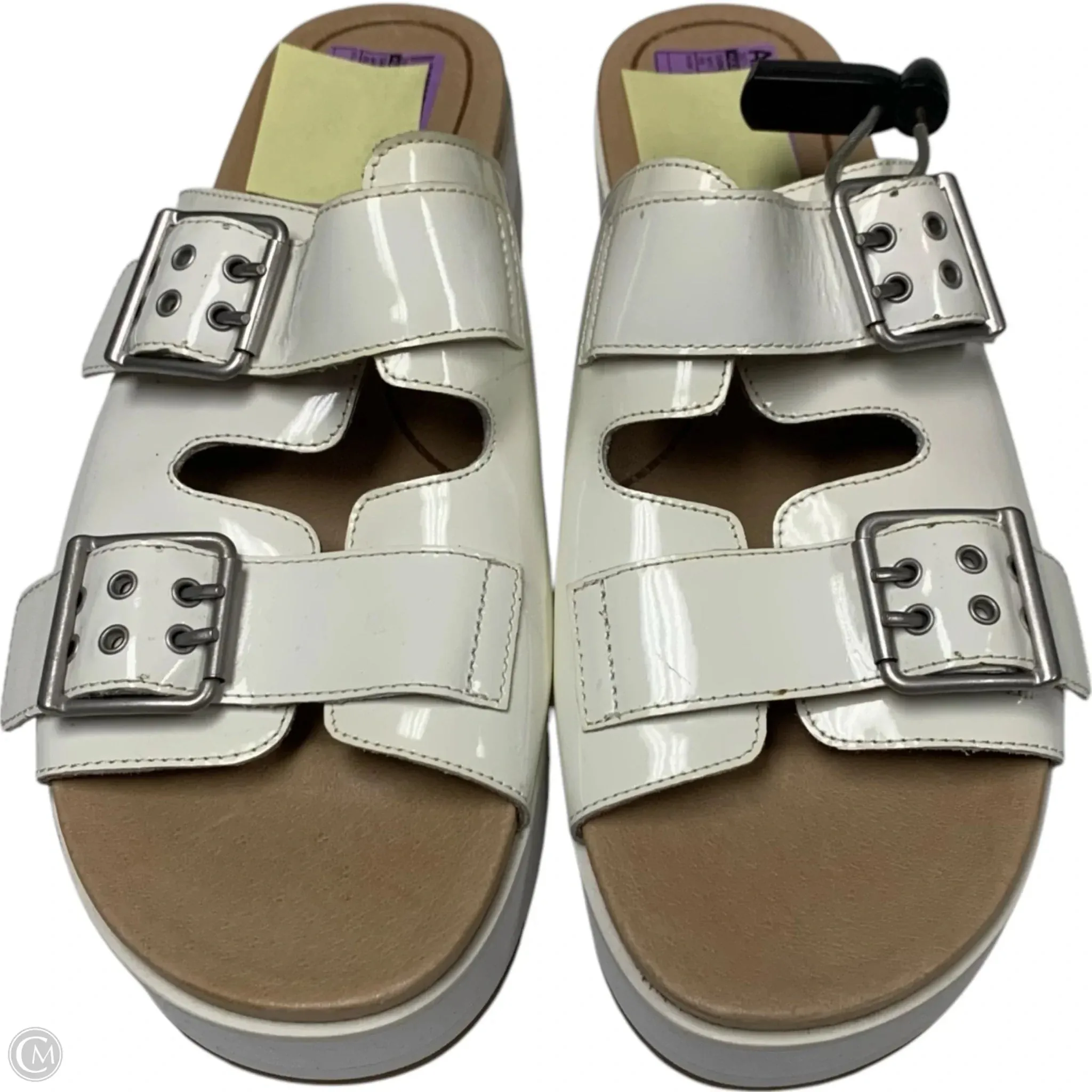 Sandals Designer By Ugg In White, Size: 10