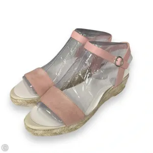 Sandals Flats By Nine West In Pink, Size: 10.5