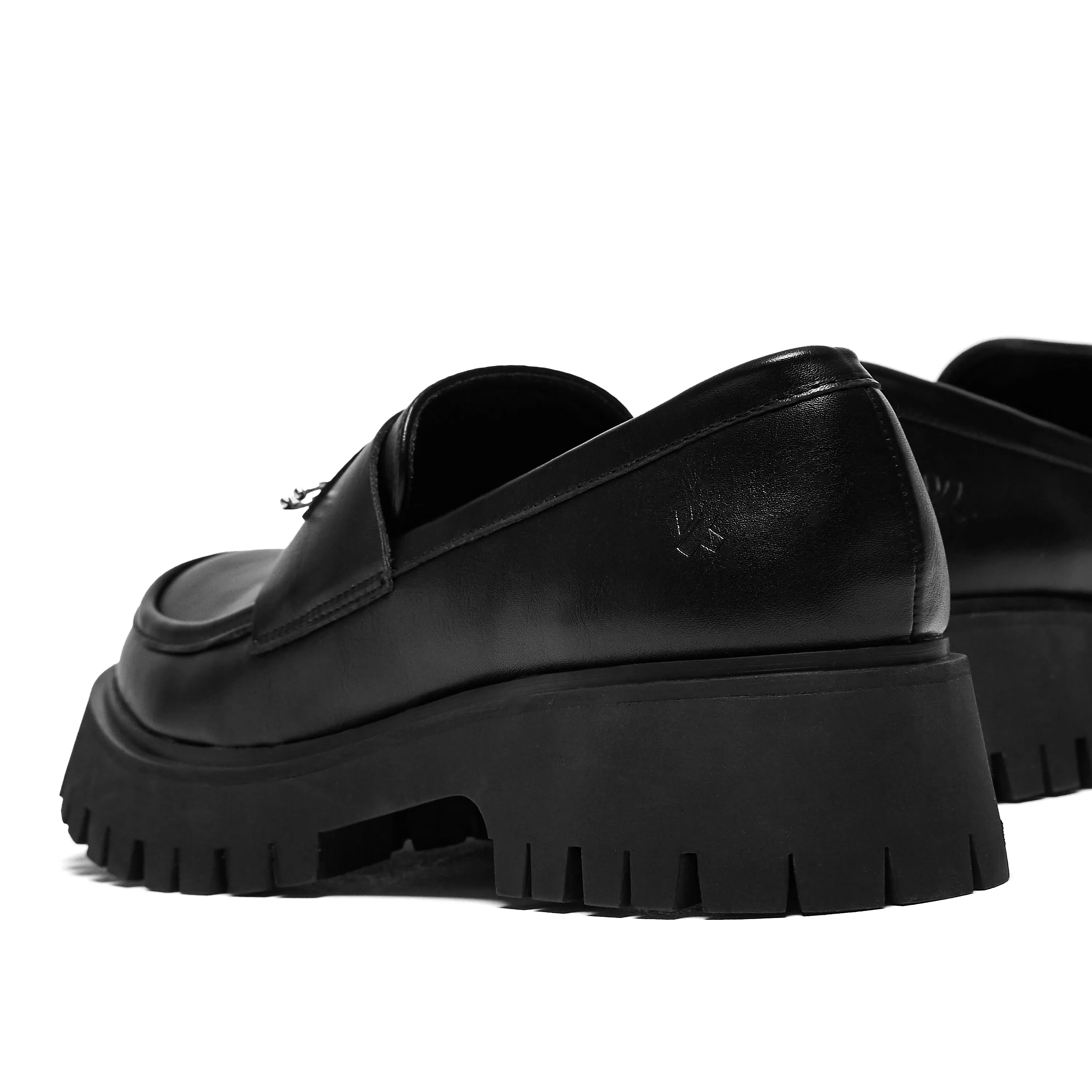 Science Fiction Lips Loafers - Black