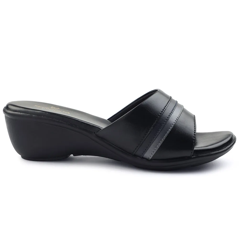 Senorita Casual Black Sandal For Women JFL-62E By Liberty