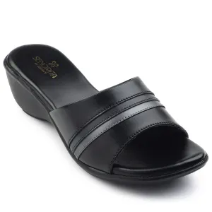 Senorita Casual Black Sandal For Women JFL-62E By Liberty