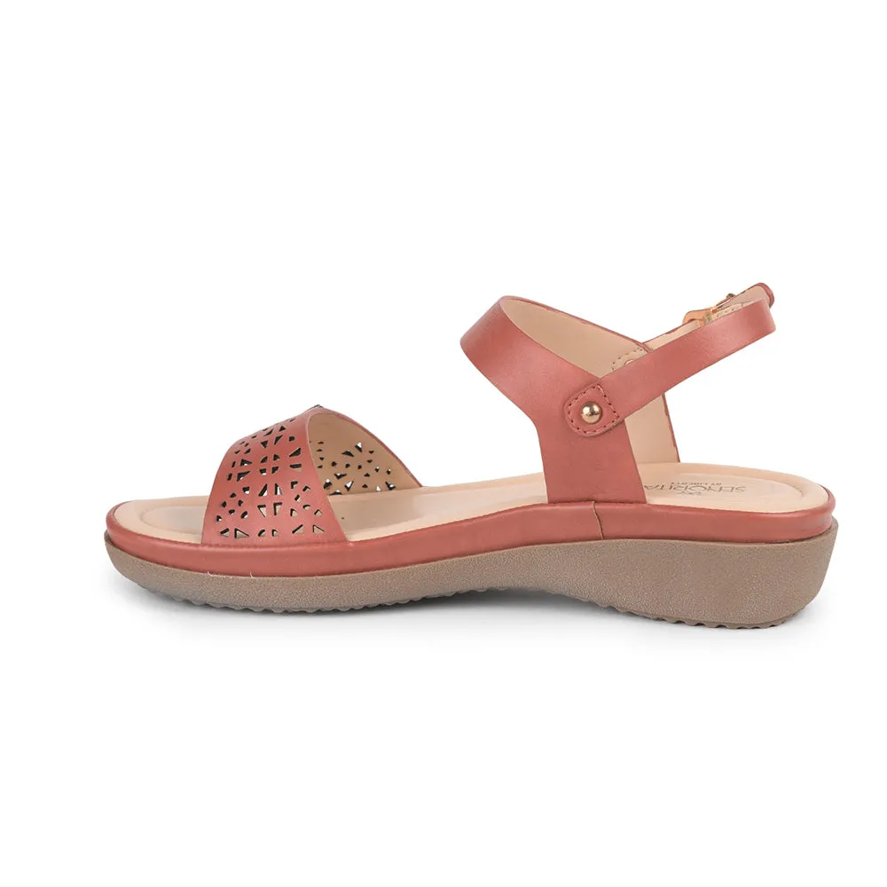 Senorita Fashion (Peach) Sandals For Women MMJ-511 By Liberty