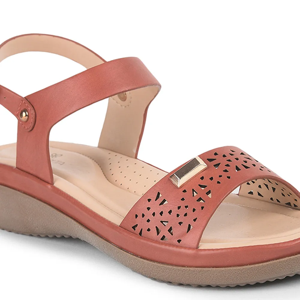 Senorita Fashion (Peach) Sandals For Women MMJ-511 By Liberty