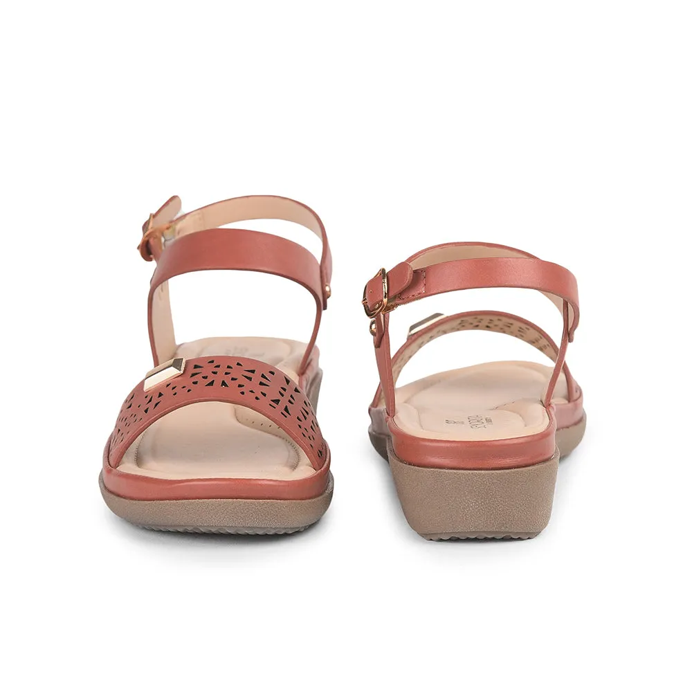 Senorita Fashion (Peach) Sandals For Women MMJ-511 By Liberty