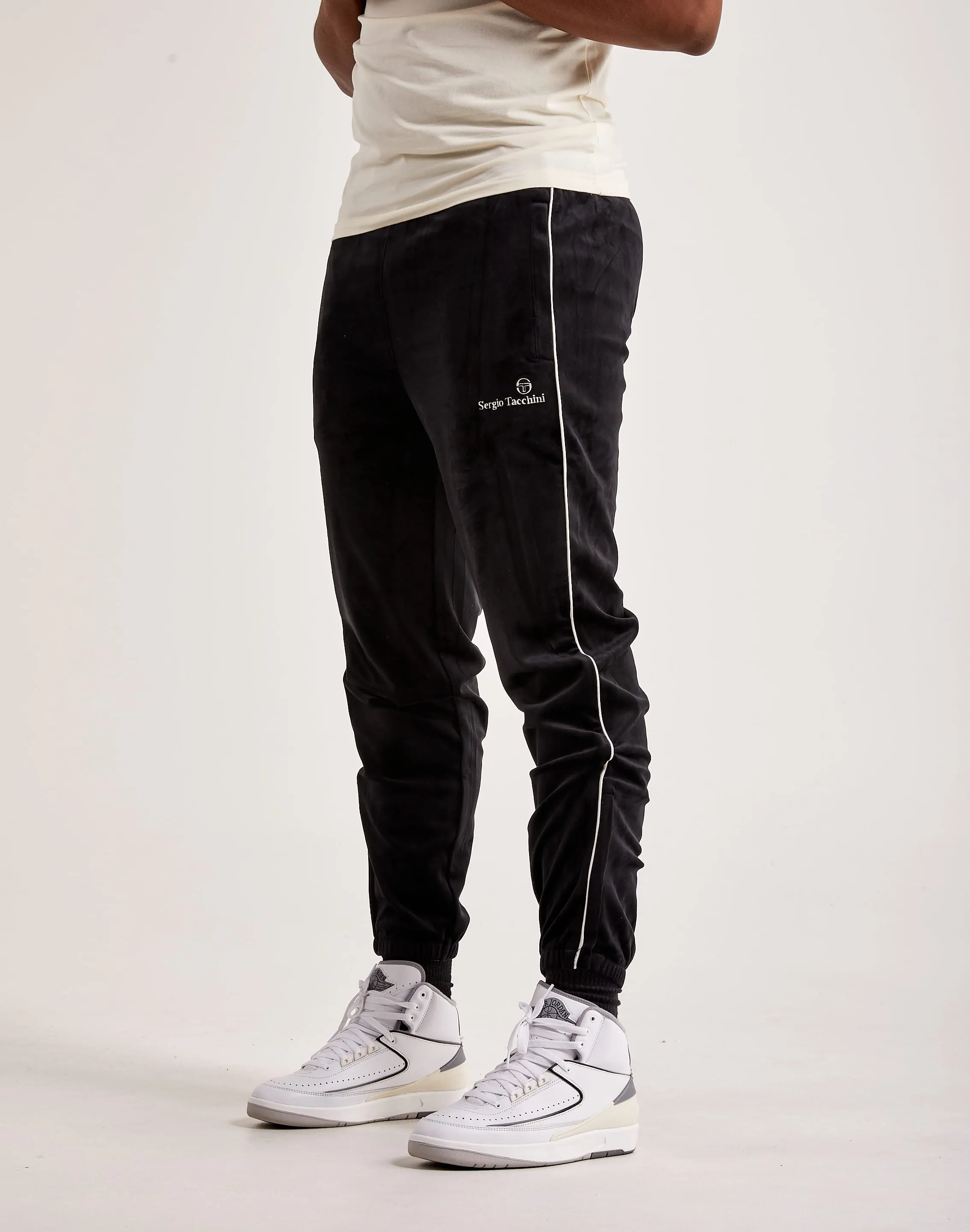Sergio Tacchini Gallone Velour Track Pants