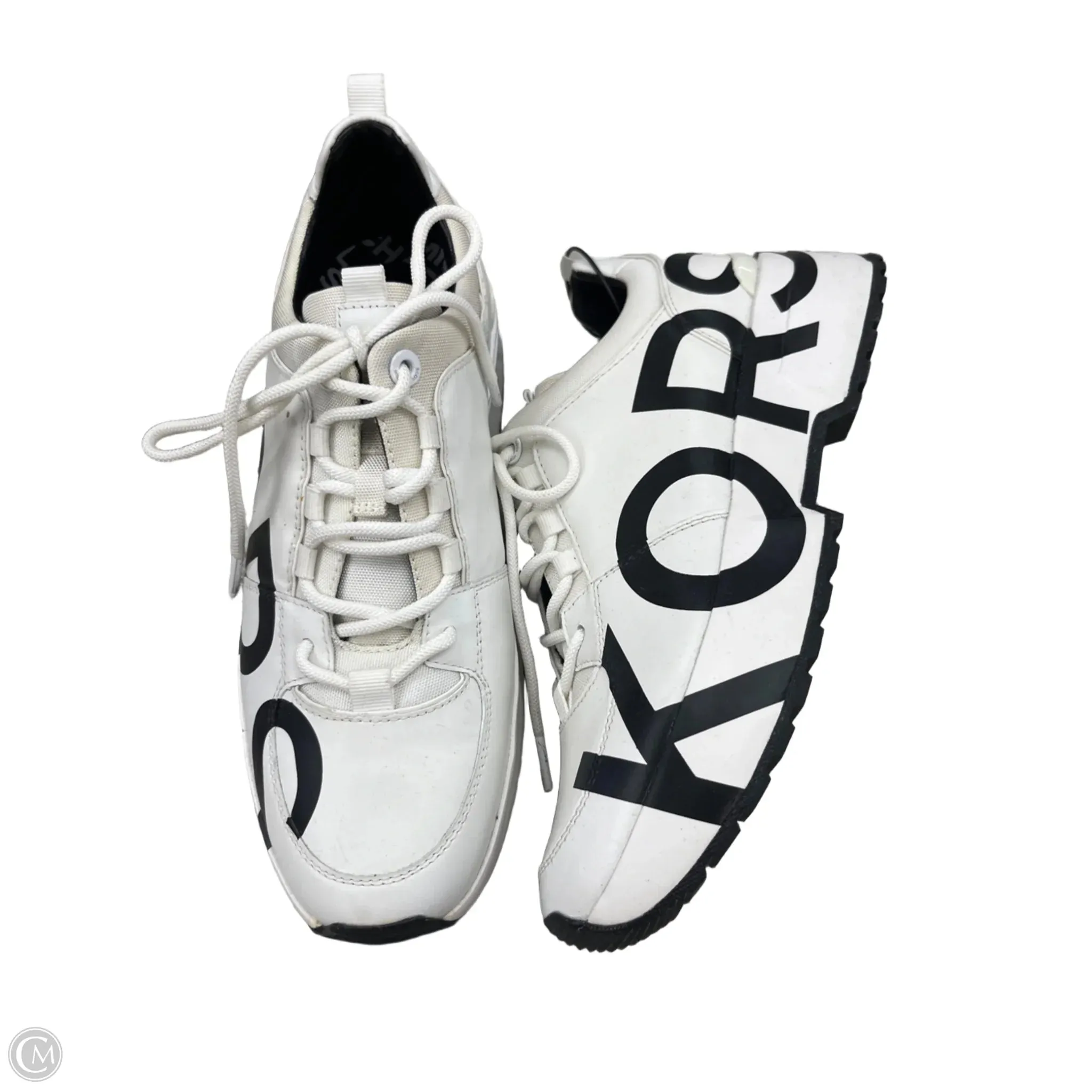 Shoes Designer By Michael Kors In Black & White, Size: 9.5