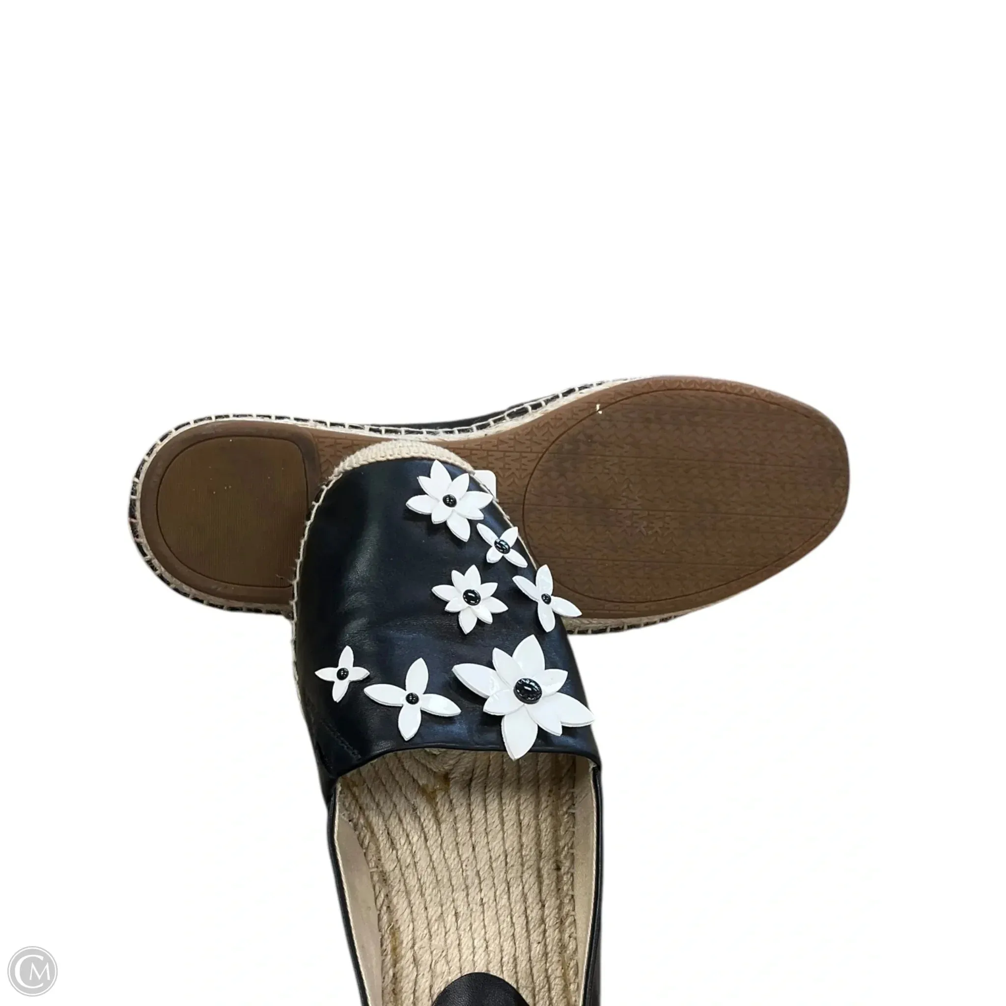 Shoes Flats By Michael By Michael Kors In Black & White, Size: 10
