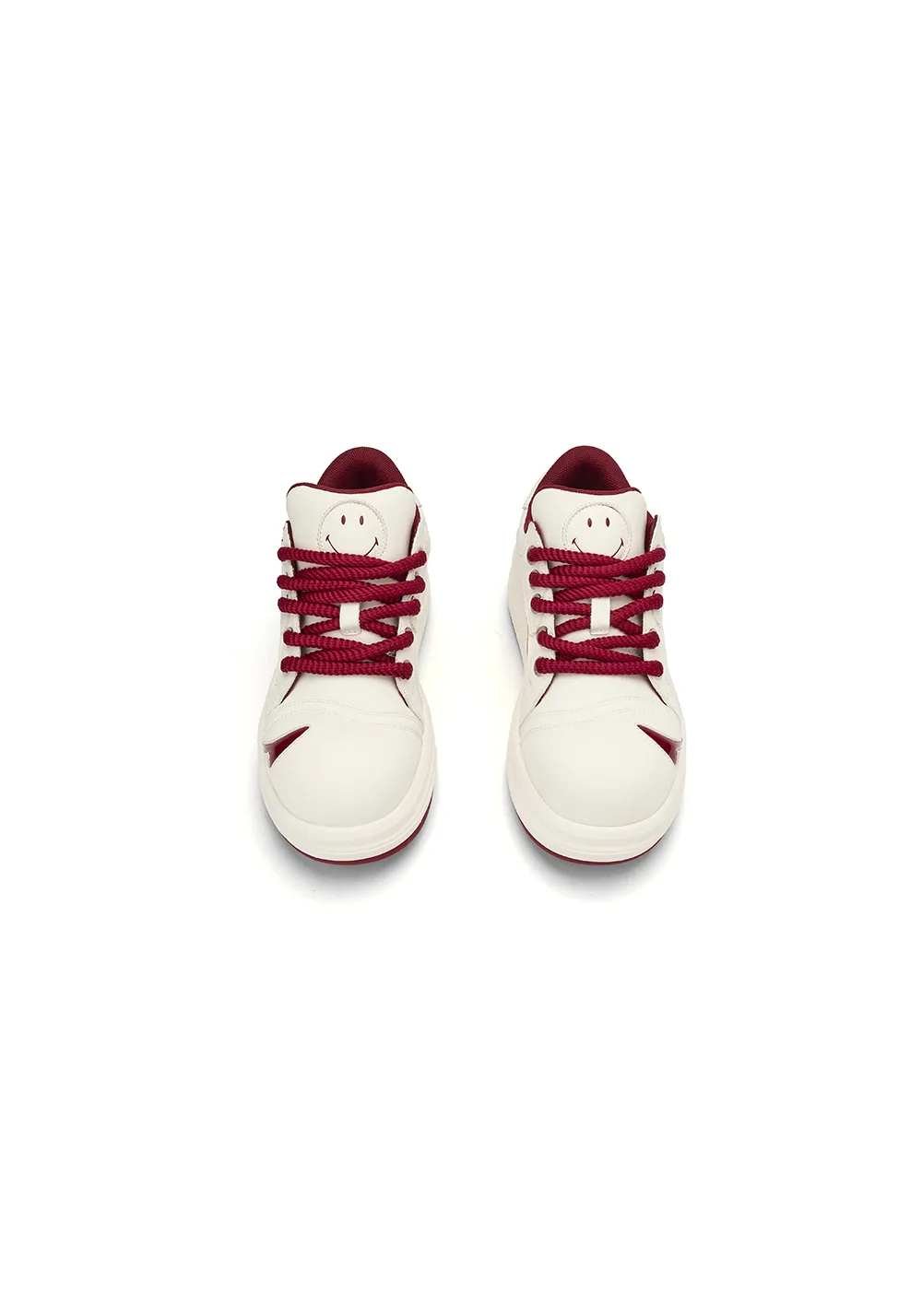 SMILEY丨Big Head Shoes Series-White/Red