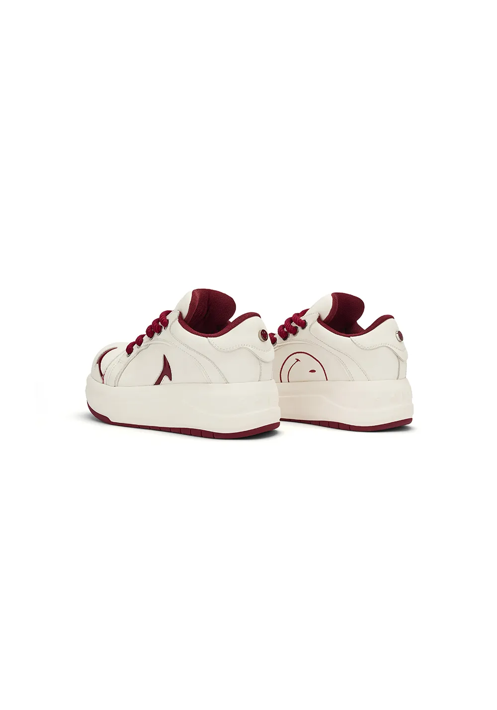 SMILEY丨Big Head Shoes Series-White/Red