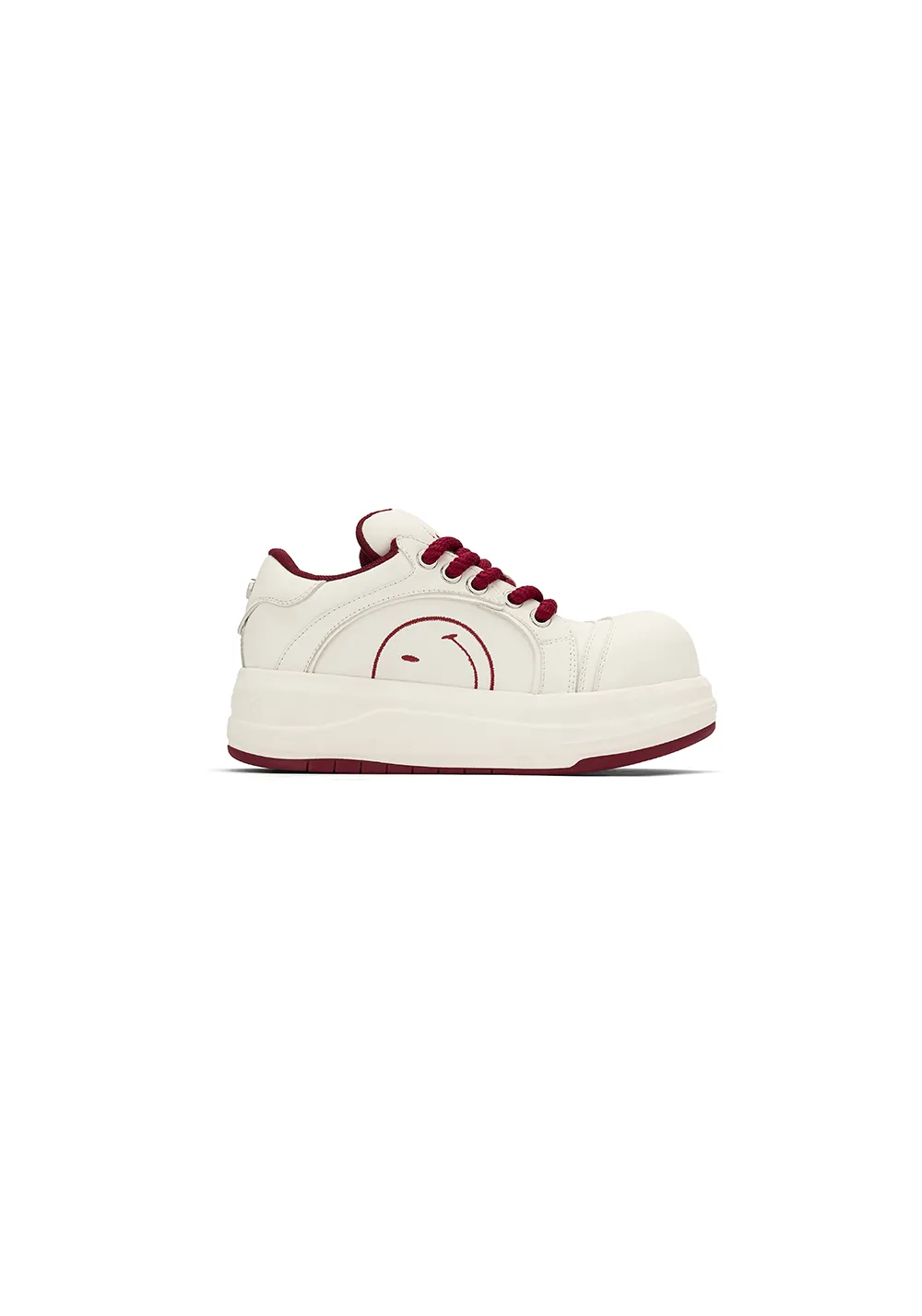 SMILEY丨Big Head Shoes Series-White/Red