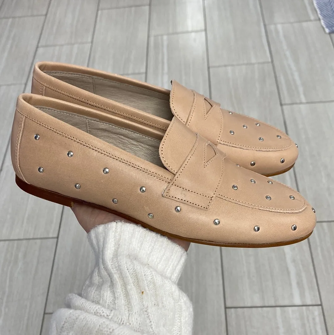 Spain Co Toffee Studded Penny Shoe
