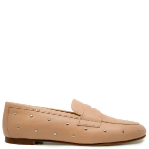 Spain Co Toffee Studded Penny Shoe