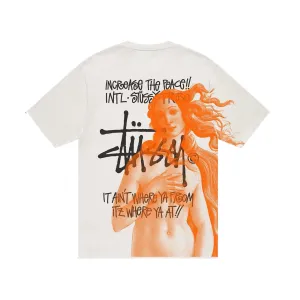 Stüssy Ist Venus Pigment Dyed T-shirt Natural