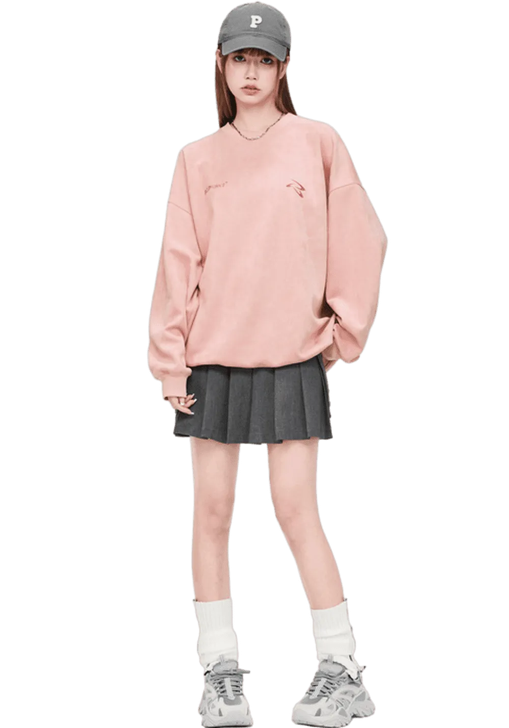 Suede Frisbee Sweatshirt