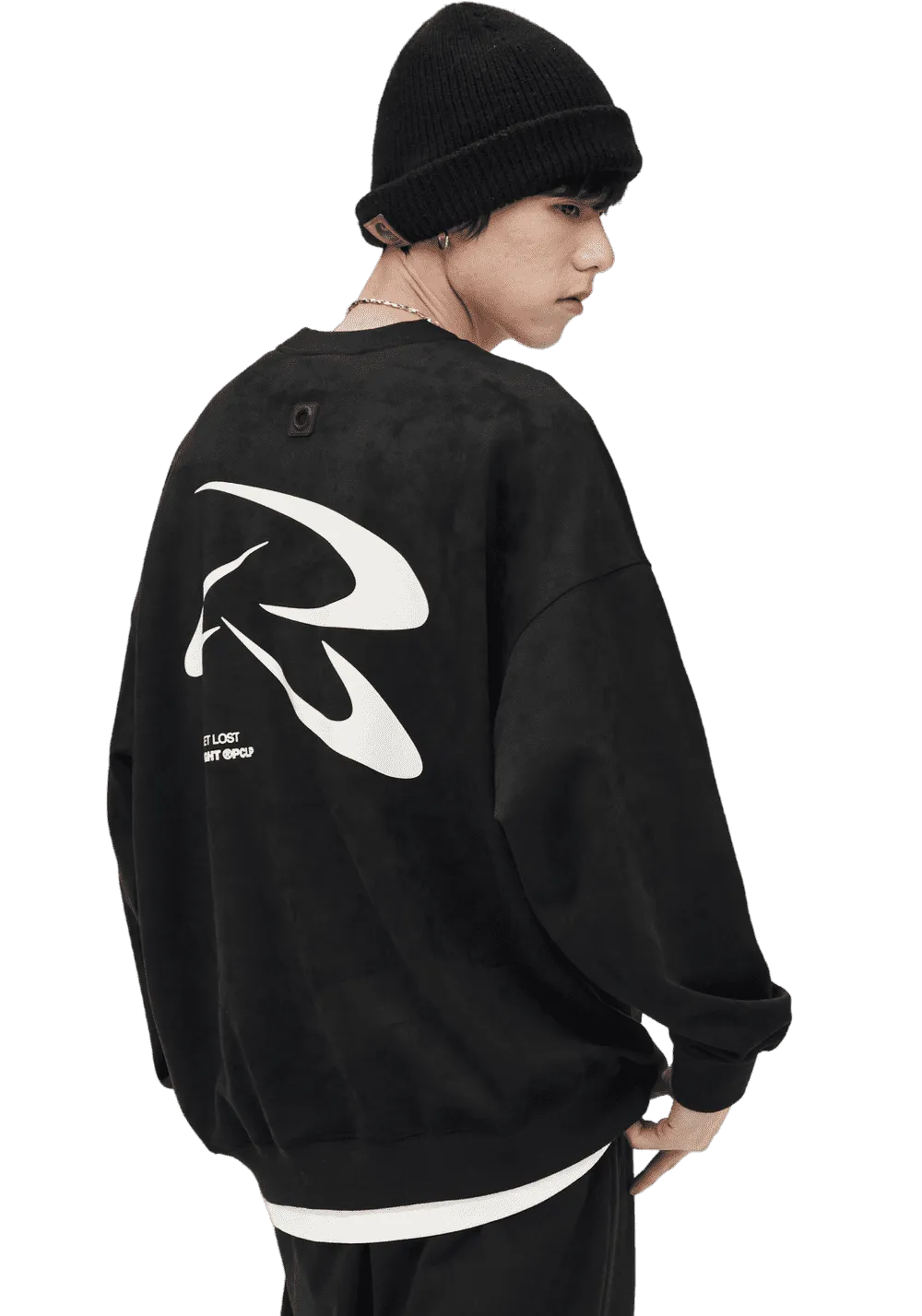 Suede Frisbee Sweatshirt