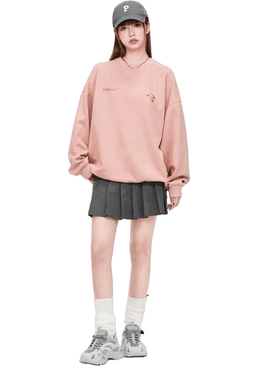 Suede Frisbee Sweatshirt