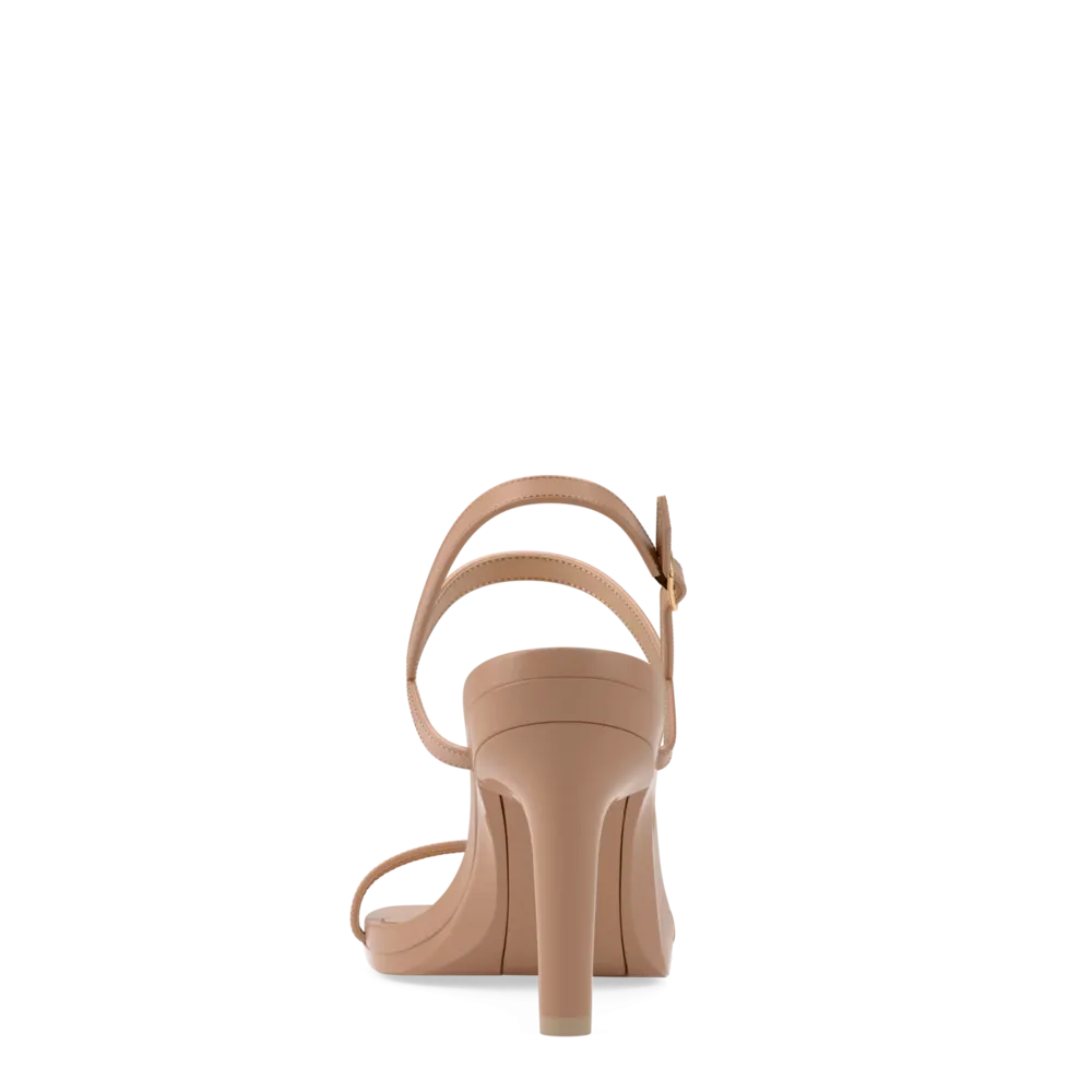 The Miranda - Latte Leather 4 Stiletto
