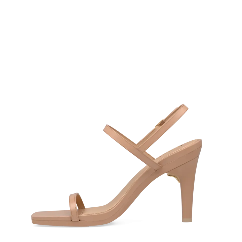 The Miranda - Latte Leather 4 Stiletto