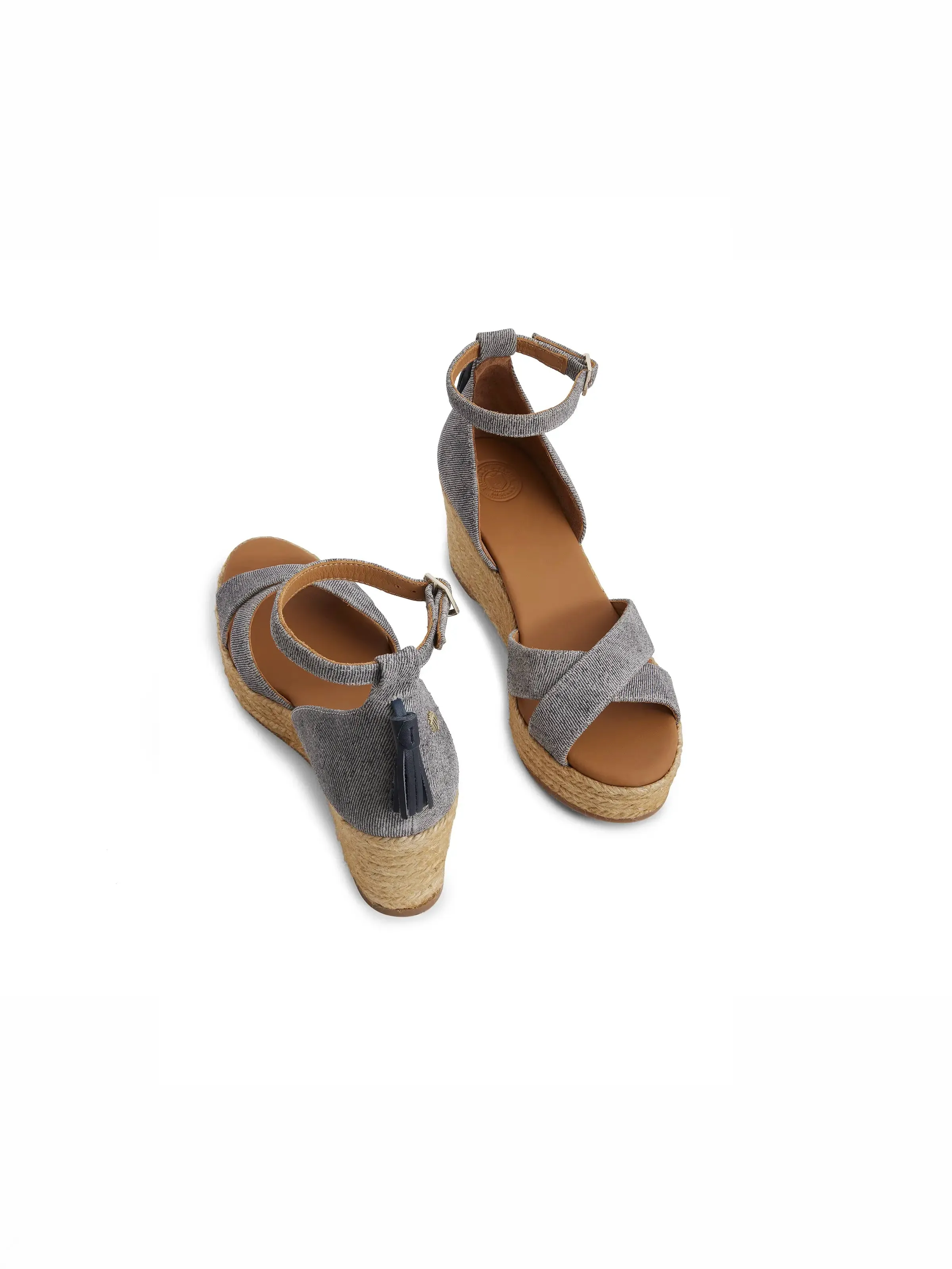 Valencia Mid Wedge - Denim Suede
