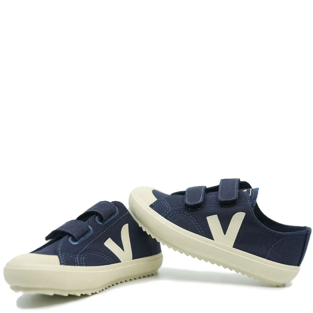 Veja Marine Pierre Canvas Velcro Sneaker