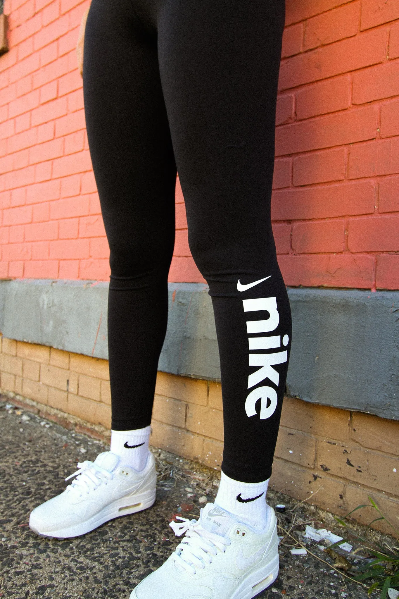 W NSW LEGGING BLK/WHT