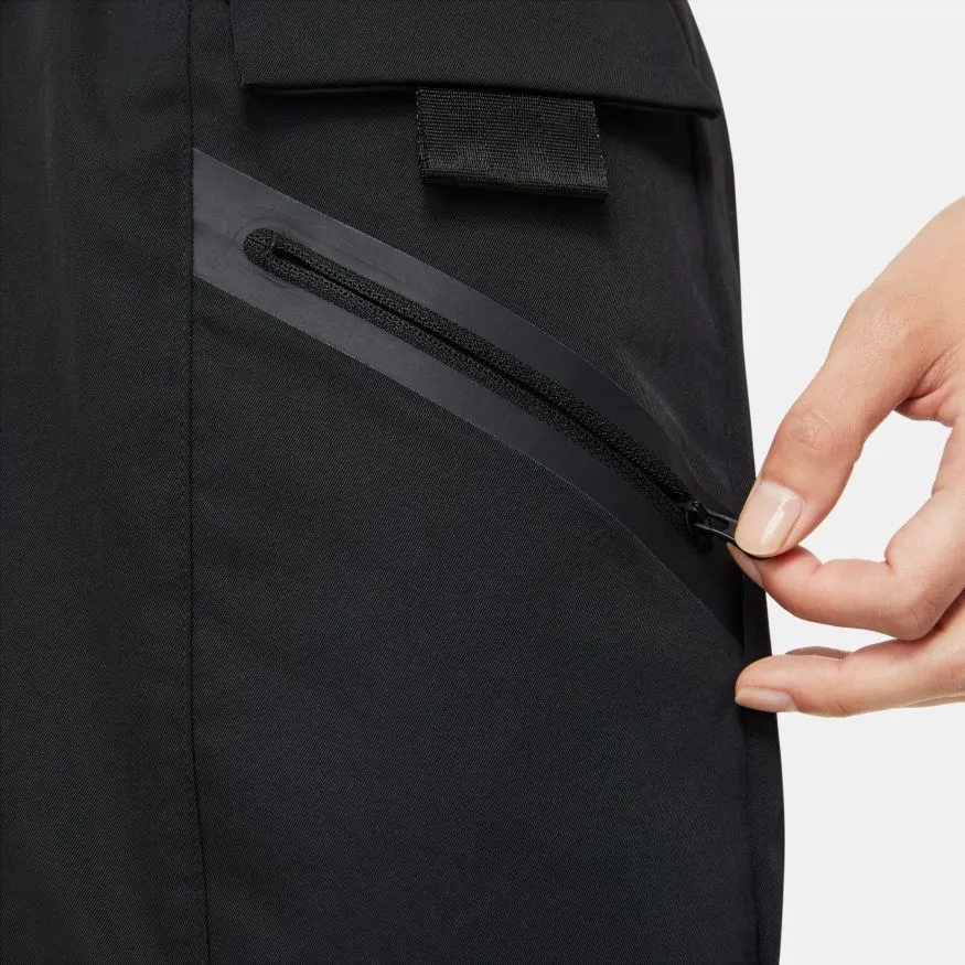 W NSW TECH PACK CURVE WOVEN PANTS BLK