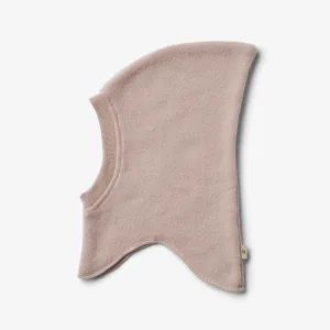 Wool Fleece Balaclava Eli - dry rose