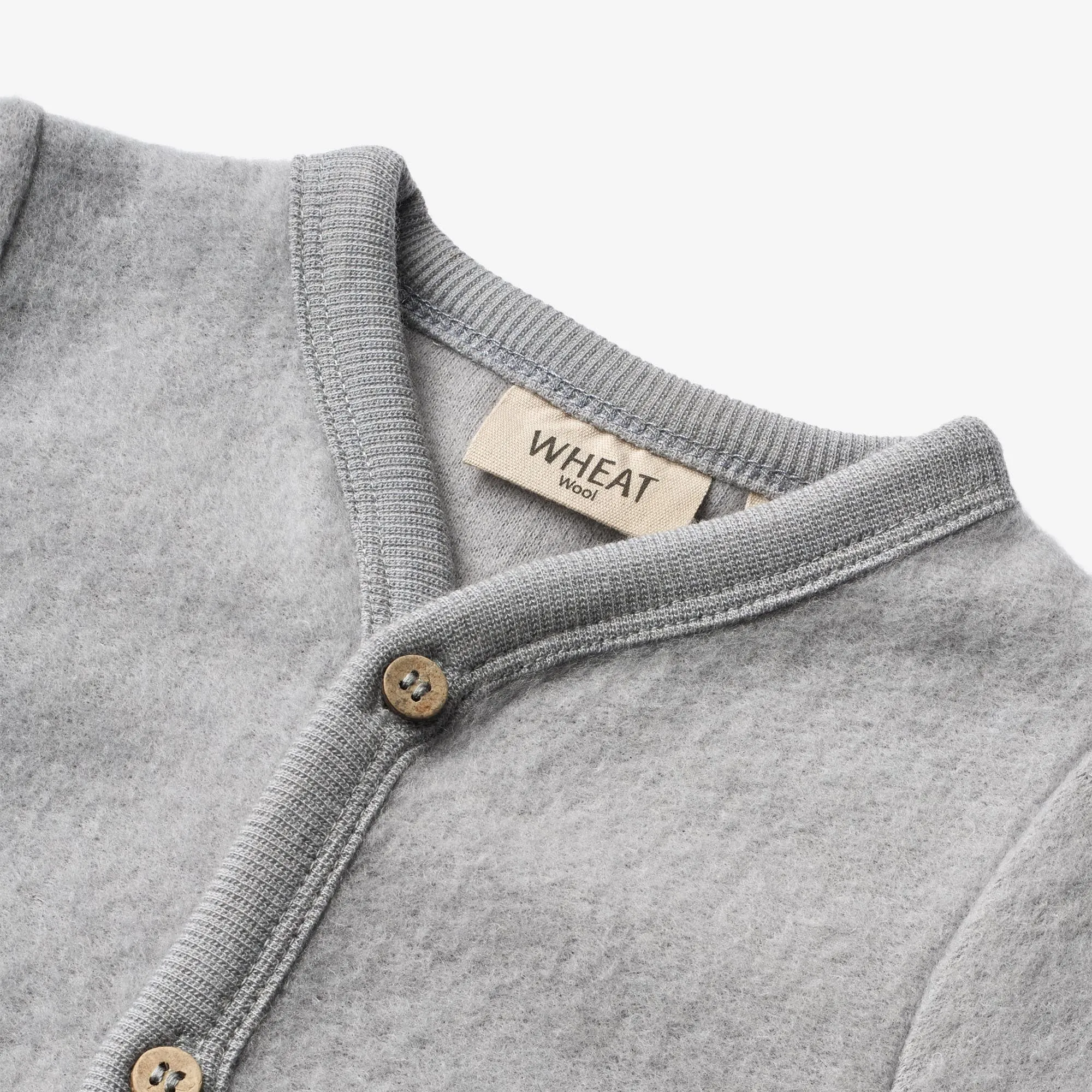 Wool Fleece Jumpsuit | Baby - winter sky
