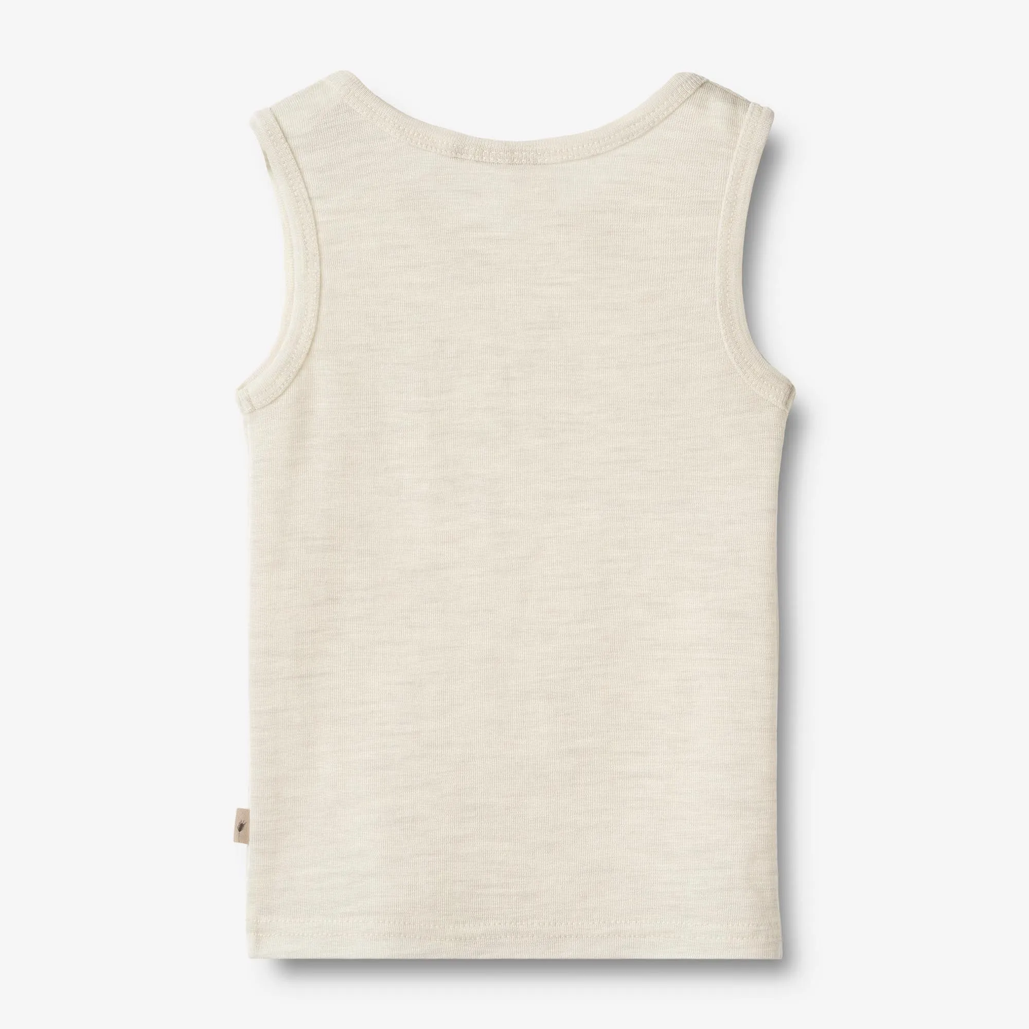 Wool Singlet Iggy - eggshell melange