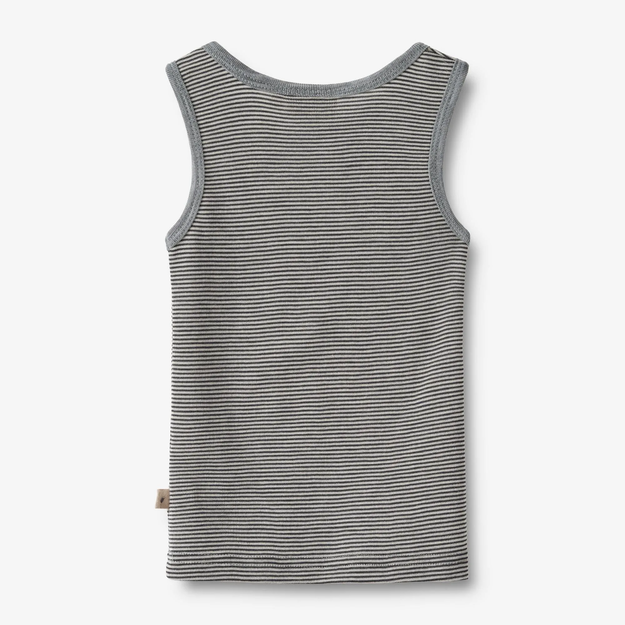 Wool Singlet Iggy - navy stripe
