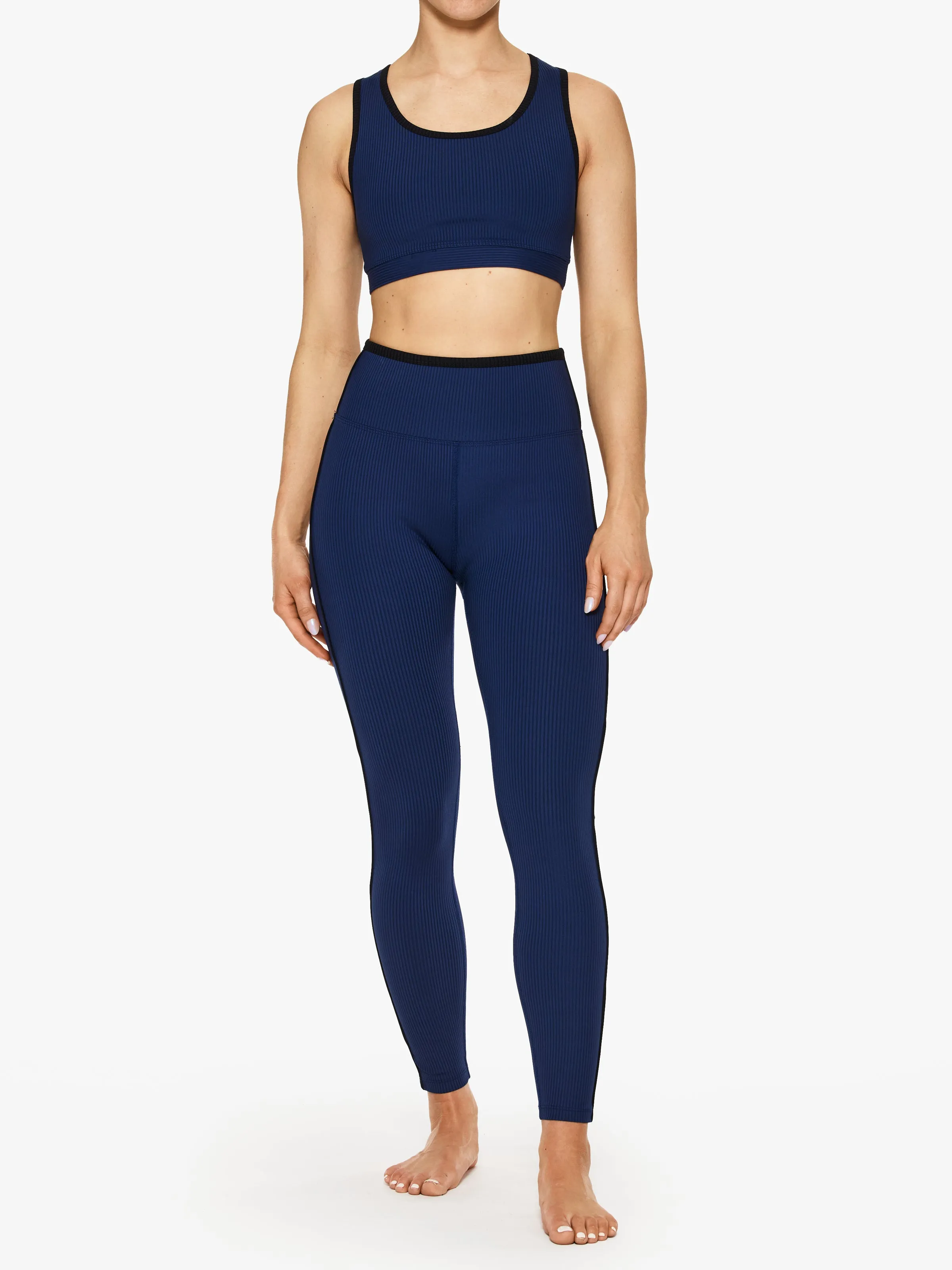 Year Of Ours Ribbed Two Tone Gym Bra